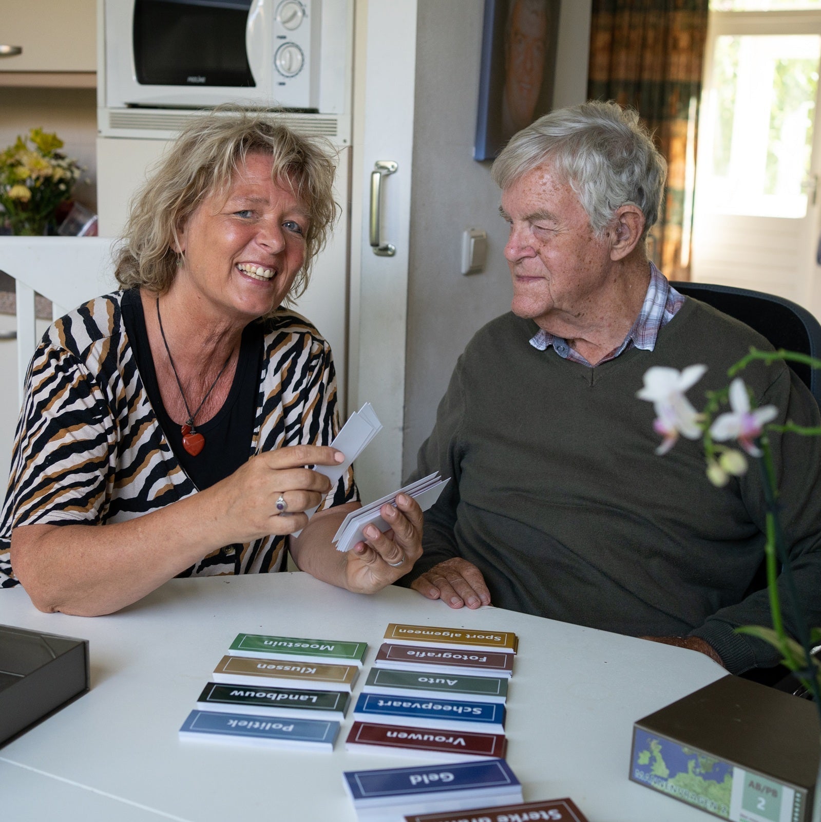 Petra Barneveld: "Mijn vader zegt tijdens het spelen: ‘het valt me mee wat ik nog weet’."