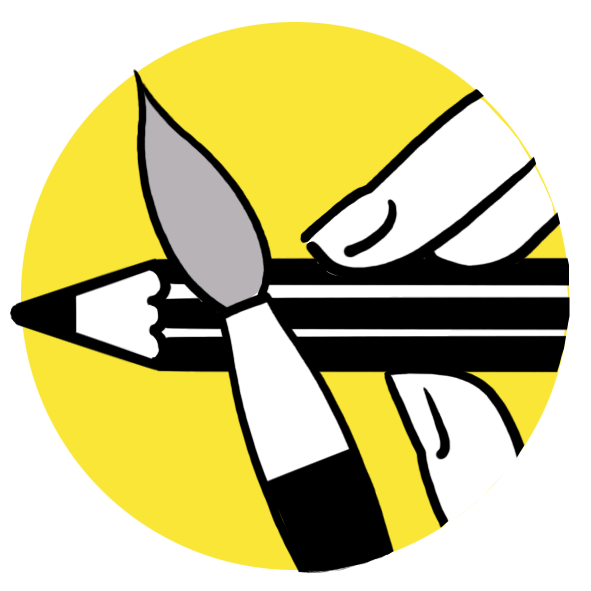 getekend icoon voor de categorie drums, trommels en ritme-instrumenten van Spelplus, met heel veel verschillende activiteiten die speciaal geselecteerd zijn voor mensen met dementie