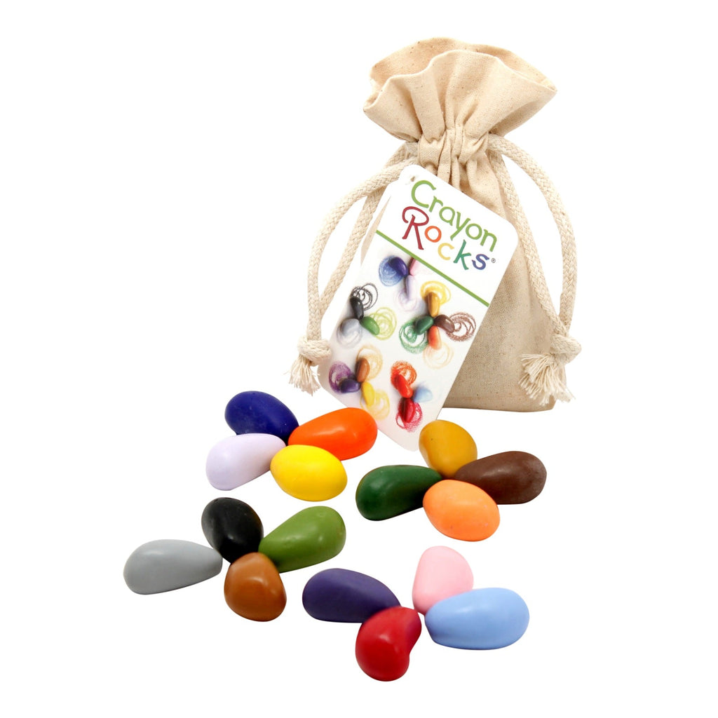 Crayon Rocks 16 stuks – Extra set ergonomische waskrijtjes voor creatieve therapie bij ouderen en dementie.