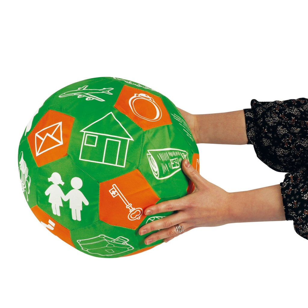 Speelbal De Verhalenbal – Interactieve bal die beweging stimuleert en verhalen deelt, ideaal voor senioren.