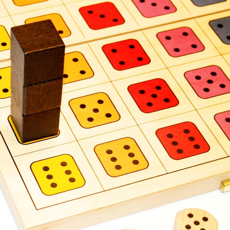 Het gekleurde dobbelspel – Dobbelspel met kleurrijke elementen dat geheugen en activering stimuleert voor ouderen en dementie.