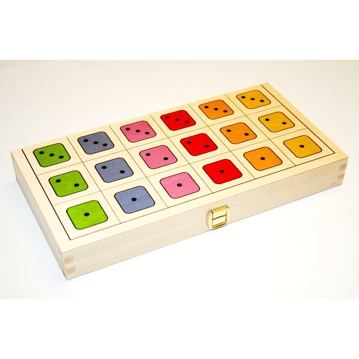 Het gekleurde dobbelspel