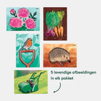 Schilderen met water In de tuin