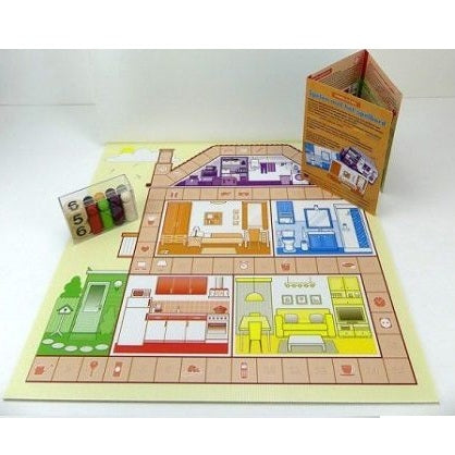 Huis Tuin en Keukenspel - Speelbord