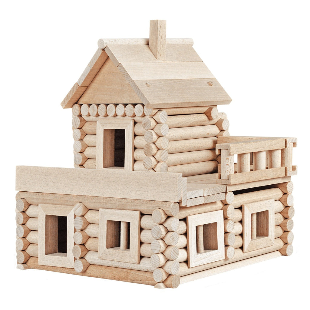 Bouwpakket Vario Massive – Houten constructiespel dat activering en creativiteit stimuleert voor senioren.