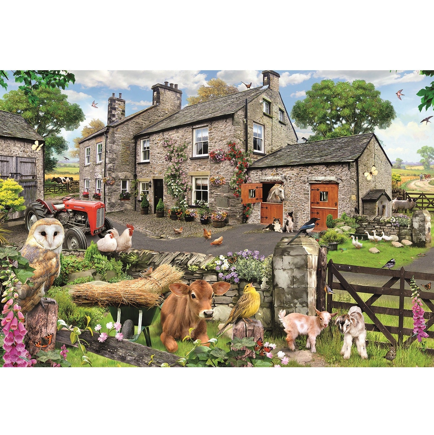 Puzzel - Boerderij vriendjes (100 XXL)