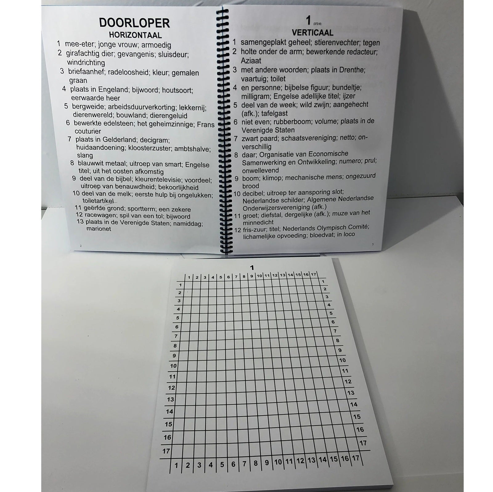 Doorloper grootletter puzzelboek