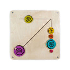 Afbeeelding van het spel Wandspel Schijfdraaimachine, speciaal geselecteerd  voor ouderen met dementie.