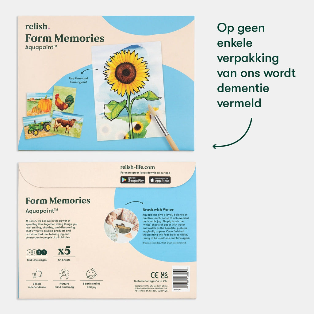 Schilderen met water - Boerderij Herinneringen