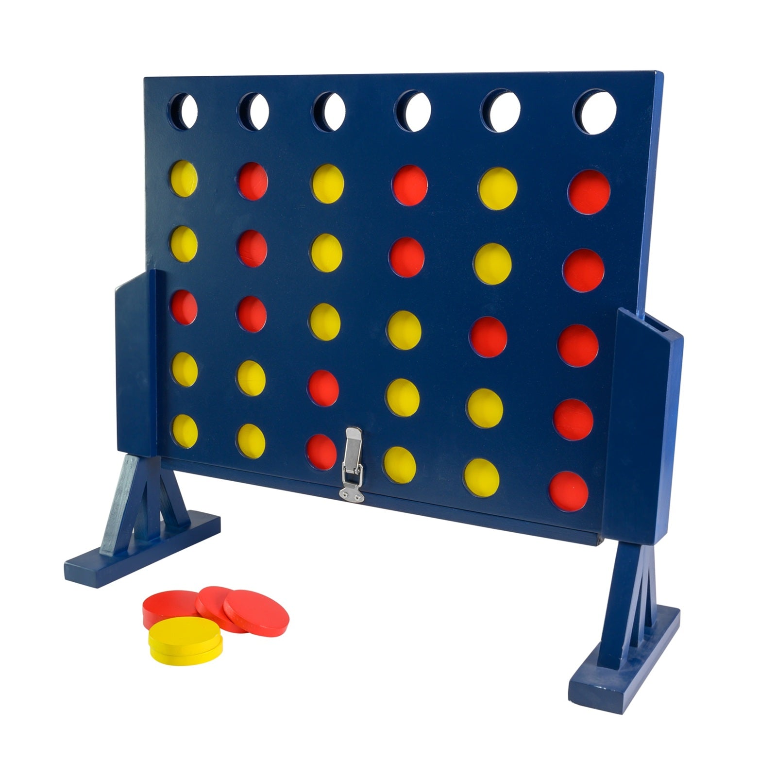 Vier Wint Giga – Extra groot strategisch spel dat activering en plezier biedt voor senioren.