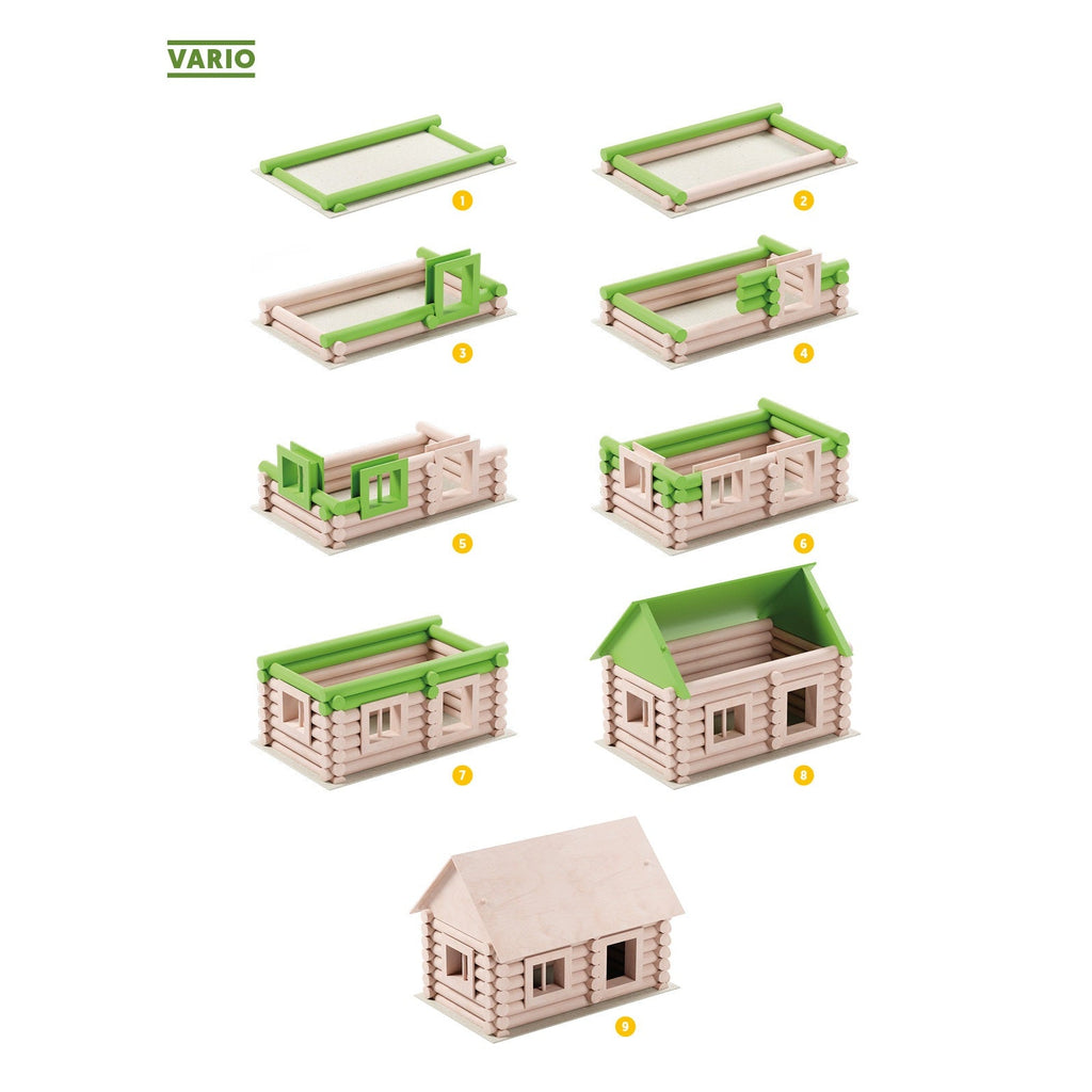 Bouwpakket Vario Molen – Houten constructiespel dat creativiteit en motoriek bevordert voor senioren.