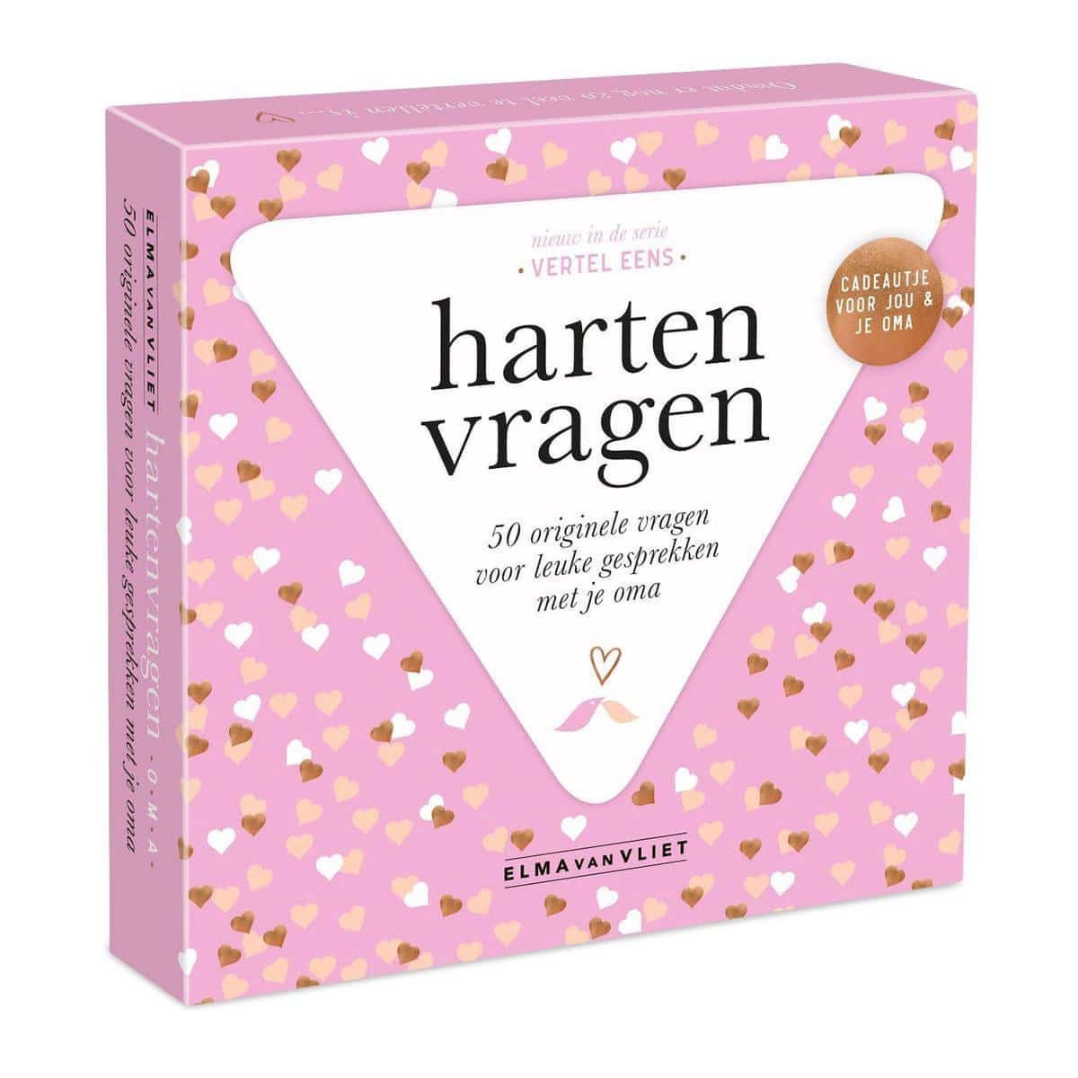 Hartenvragen voor Oma – Bijzondere gesprekskaarten die het gesprek over dementie stimuleren voor ouderen.