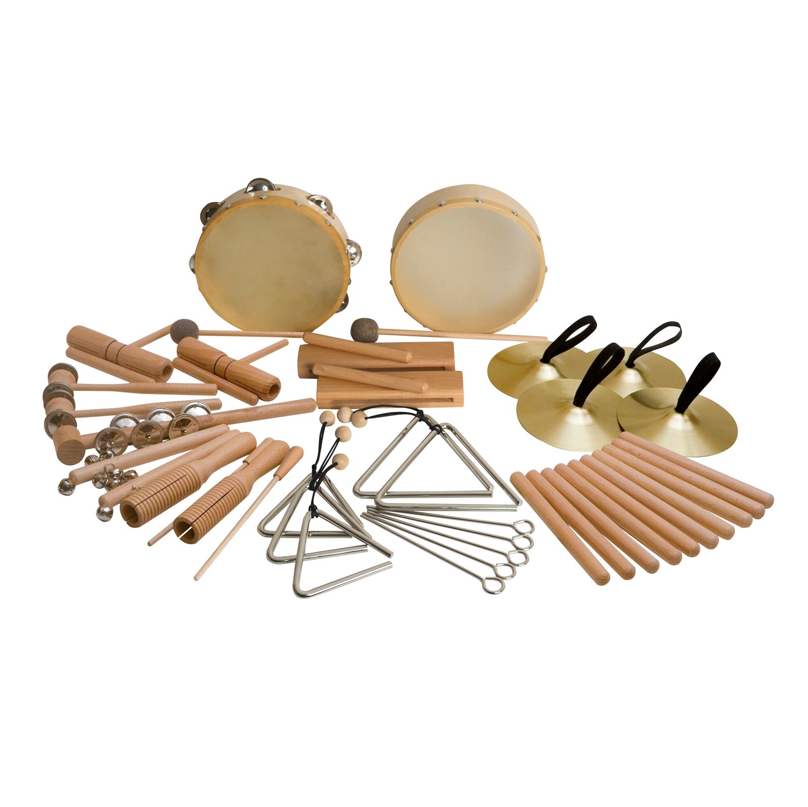 Afbeeelding van het spel Groepsset Ritmeinstrumenten XL, speciaal geselecteerd  voor ouderen met dementie.