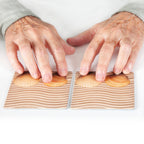 Memo Textuur Natuur – Gevoelsmemo met natuurlijke texturen, stimuleert tastzin en geheugen bij senioren.