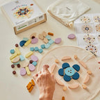 Mandala Legspel – Creatief legspel met houten stukjes dat ontspanning en activering stimuleert voor senioren.