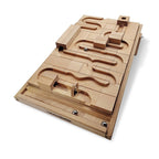 Bouw je eigen knikkerbaan – Creatief en educatief spel voor het bouwen van een knikkerbaan, stimuleert motoriek en probleemoplossend denken bij senioren.