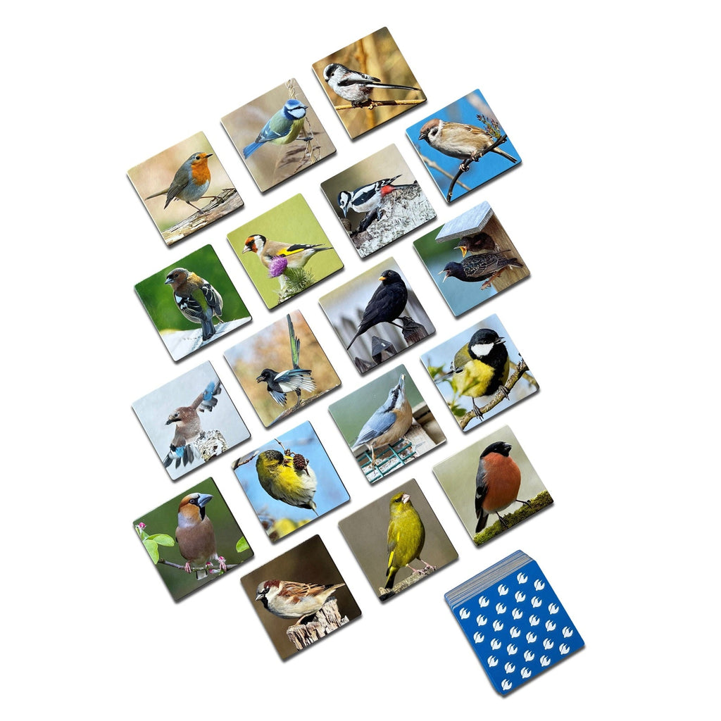 Memo Vogels – Educatief geheugenspel met diverse vogelsoorten, stimuleert geheugen en activering voor alle leeftijden.