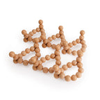 Afbeeelding van het spel Buigzame streng met houten kralen 12st, speciaal geselecteerd  voor ouderen met dementie.