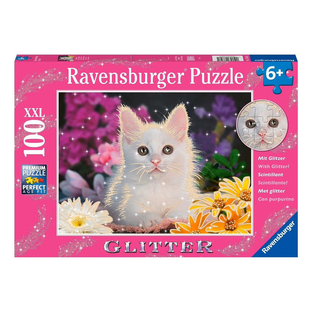 Puzzel Ravensburger 'Schitterend Katje' – XXL puzzel die activering en gezelligheid stimuleert voor senioren.