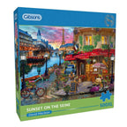 Afbeeelding van het spel Puzzel - Sunset aan de Seine (500 XL), speciaal geselecteerd  voor ouderen met dementie.