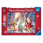 Puzzel - Kerstmis In Het Bos (100 XXL)