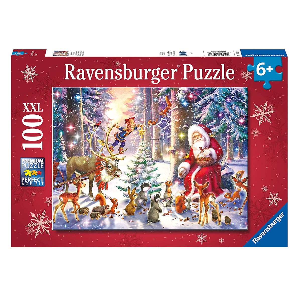 Puzzel - Kerstmis In Het Bos (100 XXL)