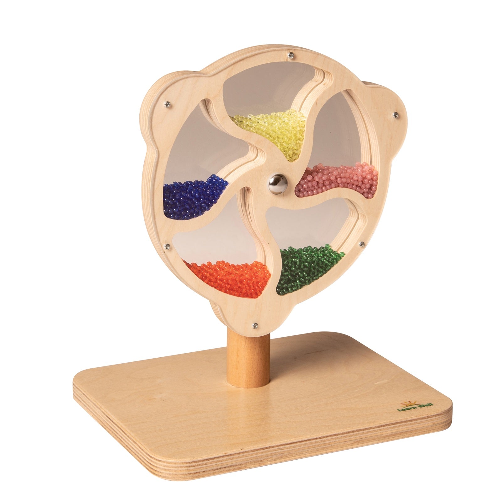 Afbeeelding van het spel Roterende Kralenwiel, speciaal geselecteerd  voor ouderen met dementie.