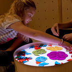 Afbeeelding van het spel Acryl Vormen Mandala Bloemen, speciaal geselecteerd  voor ouderen met dementie.