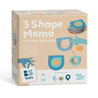 Afbeeelding van het spel 3 Vormen Memo, speciaal geselecteerd  voor ouderen met dementie.