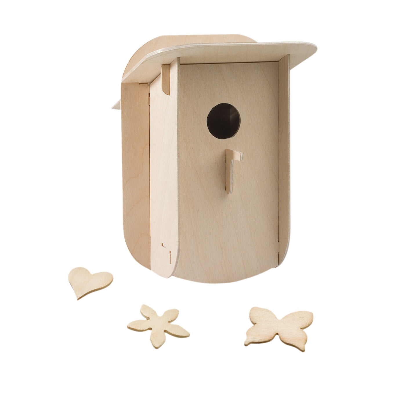 Afbeeelding van het spel Houten Bouwset Vogelhuisje - Gereedschap niet benodigd, speciaal geselecteerd  voor ouderen met dementie.