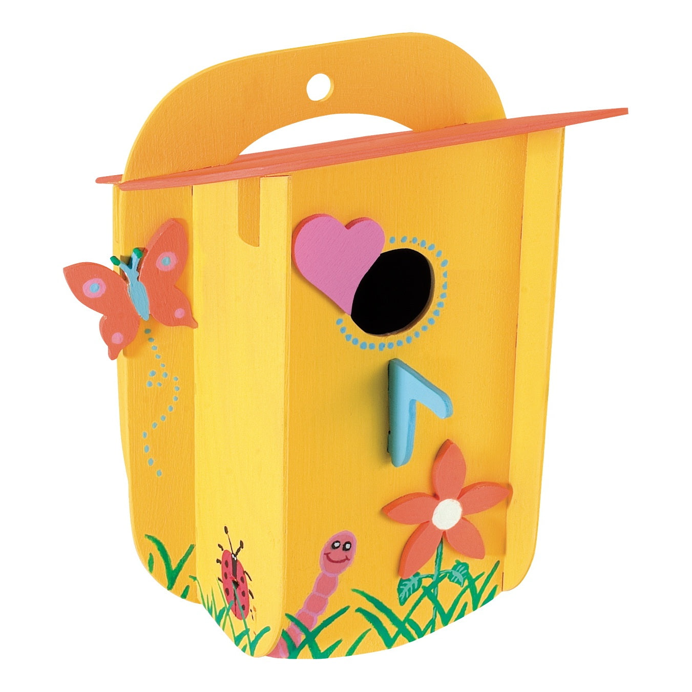 Afbeeelding van het spel Houten Bouwset Vogelhuisje - Gereedschap niet benodigd, speciaal geselecteerd  voor ouderen met dementie.