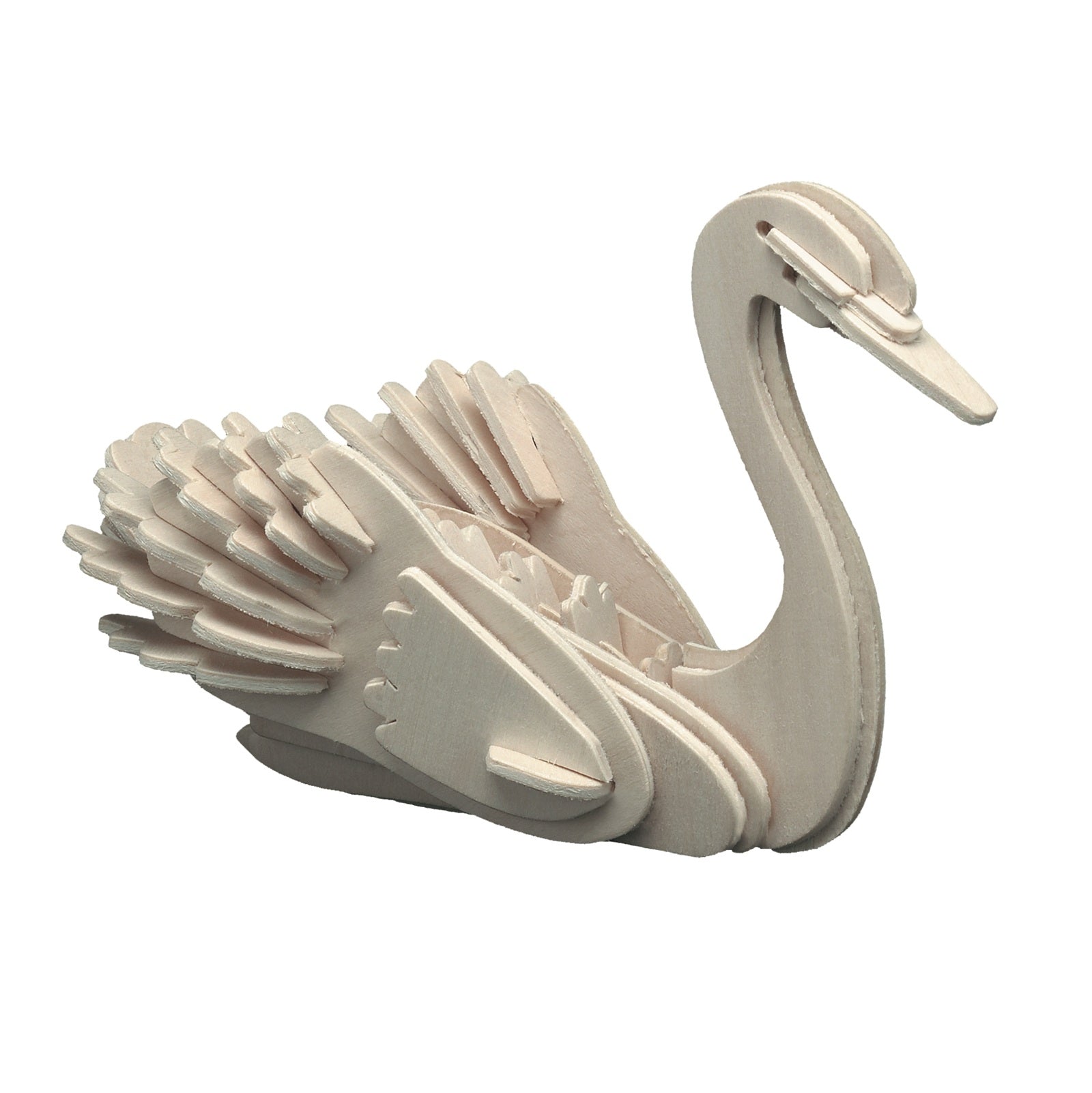 Afbeeelding van het spel Houten Bouwset Zwaan - Gereedschap niet benodigd, speciaal geselecteerd  voor ouderen met dementie.