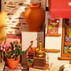 Bouwpakket voor Senioren - 3D Puzzel - Boekwinkel op de hoek