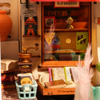 Bouwpakket voor Senioren - 3D Puzzel - Boekwinkel op de hoek