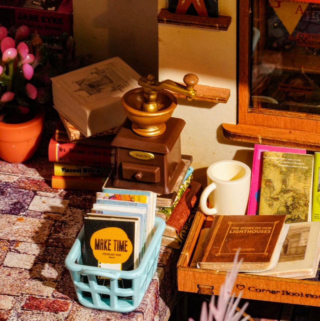 Bouwpakket voor Senioren - 3D Puzzel - Boekwinkel op de hoek