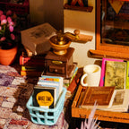 Bouwpakket voor Senioren - 3D Puzzel - Boekwinkel op de hoek