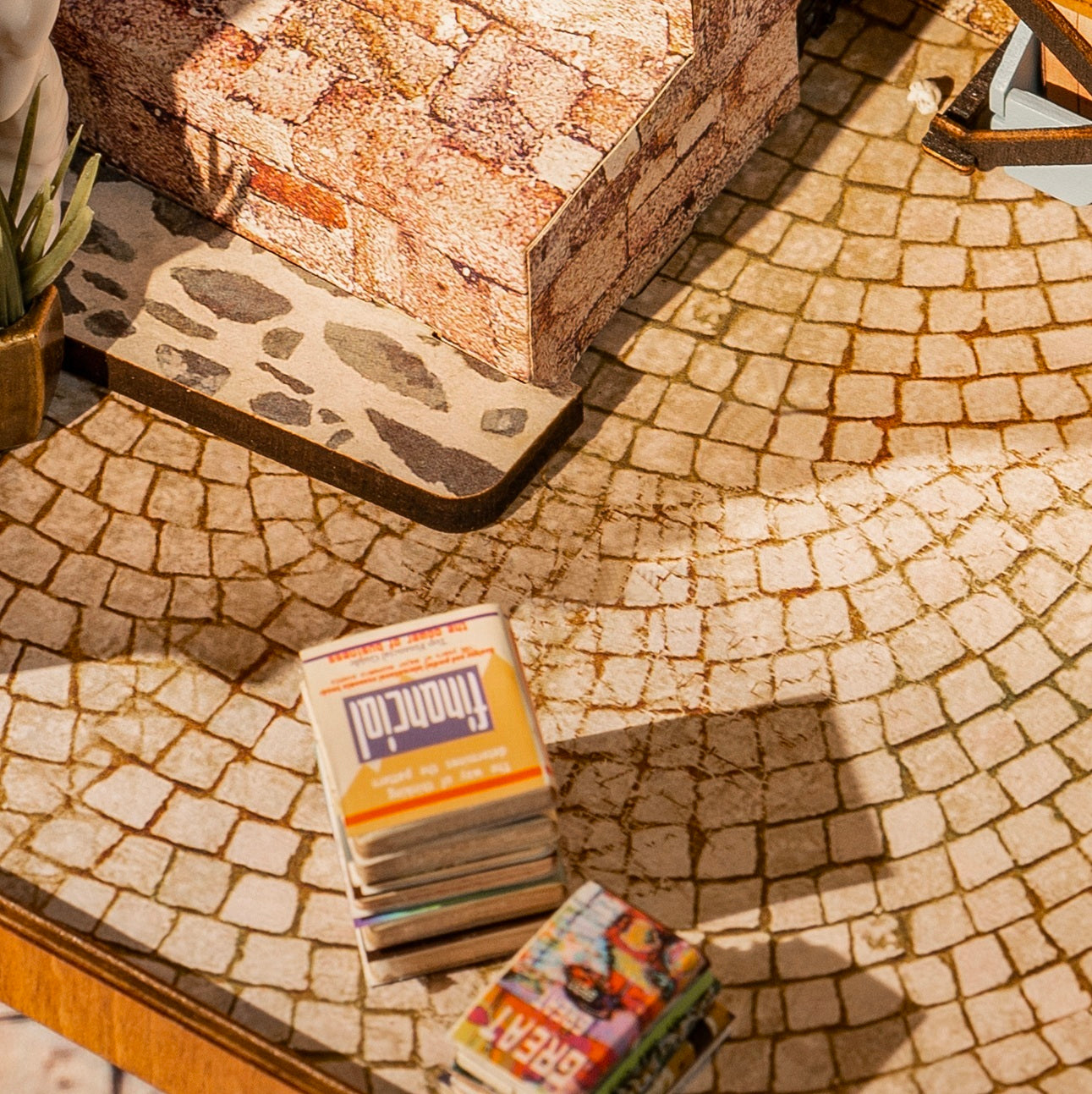 Bouwpakket voor Senioren - 3D Puzzel - Boekwinkel op de hoek