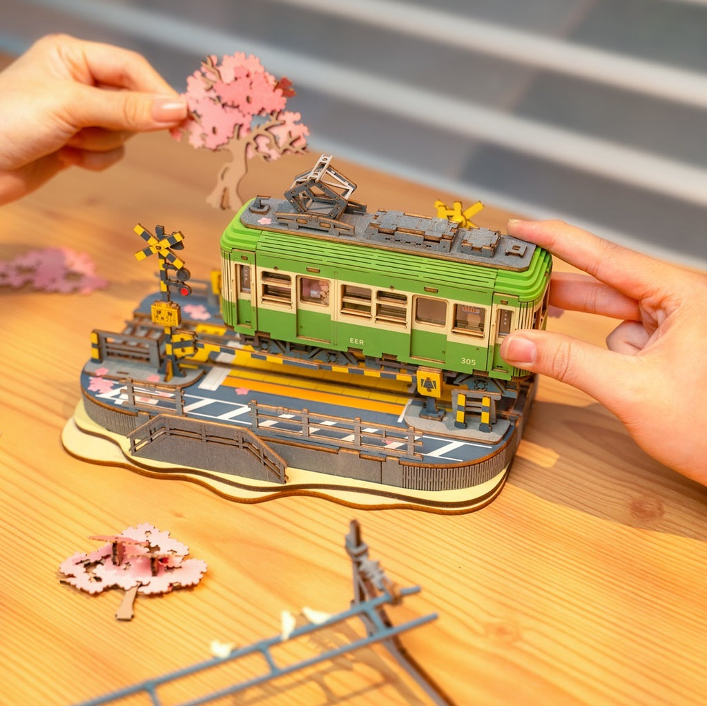 Bouwpakket voor Senioren - 3D Puzzel - Historische Tram