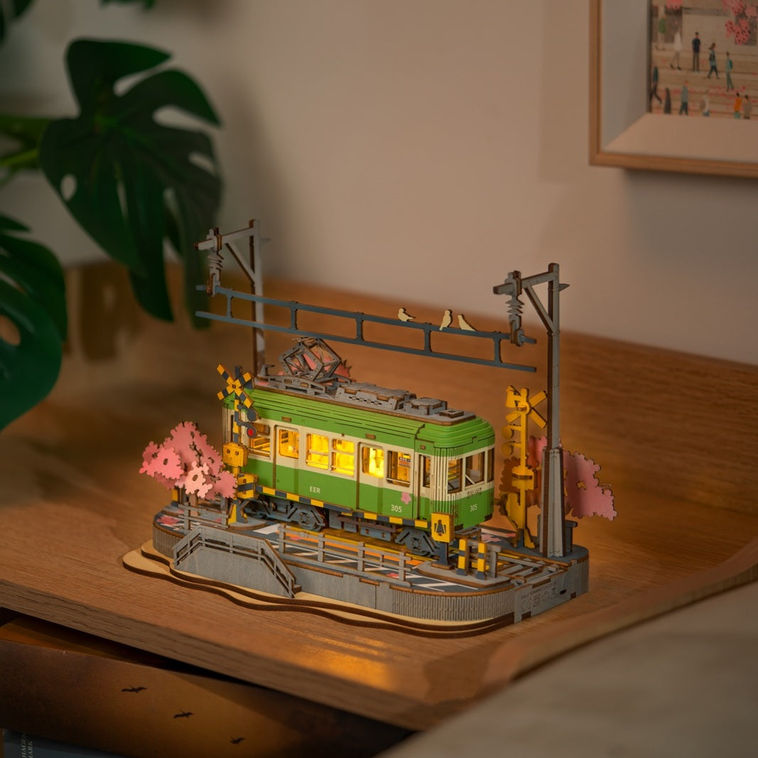 Bouwpakket voor Senioren - 3D Puzzel - Historische Tram
