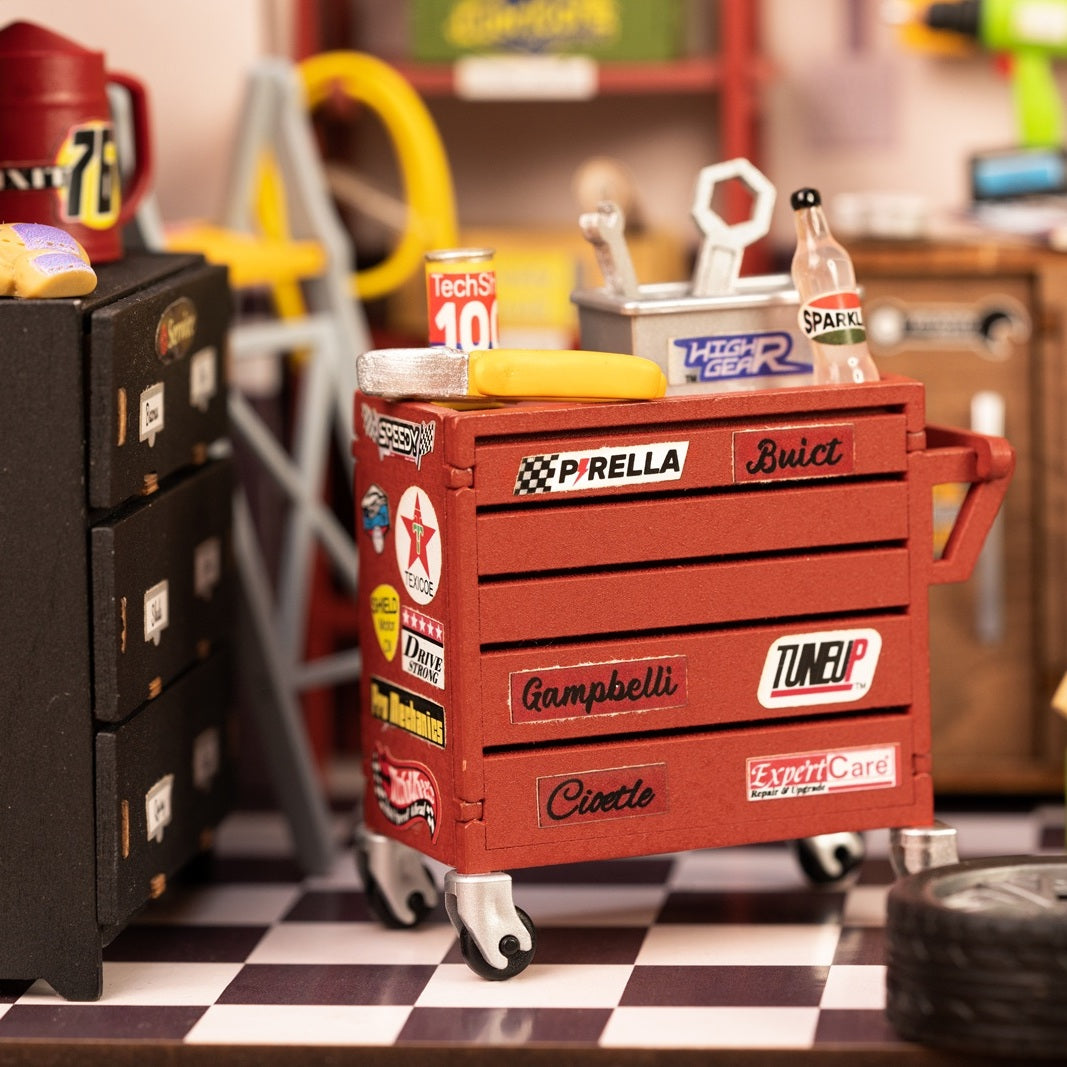 Bouwpakket voor Senioren - 3D Puzzel - Werkplaats Garage