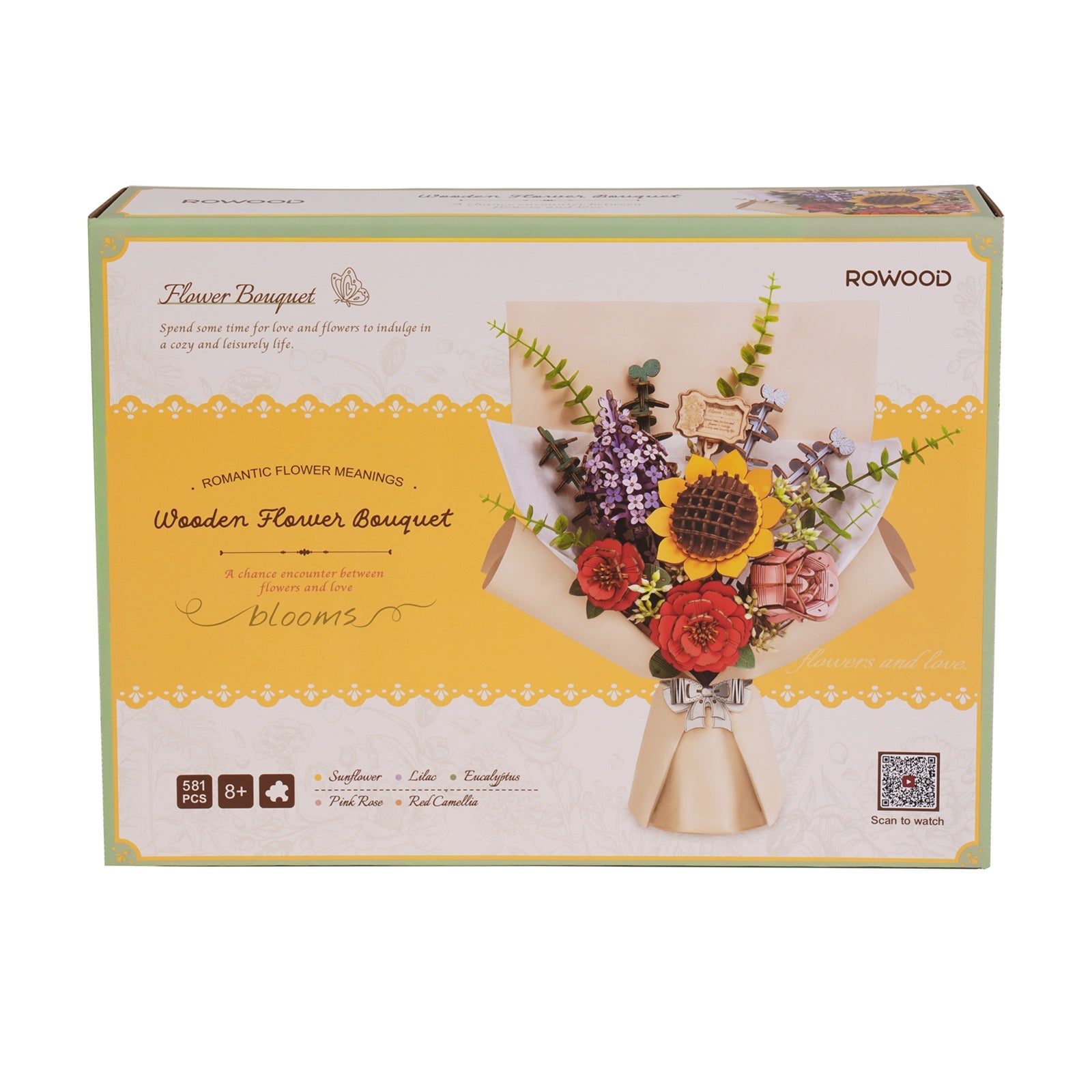 Bouwpakket voor Senioren - 3D Puzzel - Boeket Bloemen