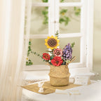 Bouwpakket voor Senioren - 3D Puzzel - Boeket Bloemen