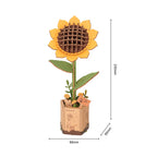 Bouwpakket voor Senioren - 3D Puzzel - Zonnebloem