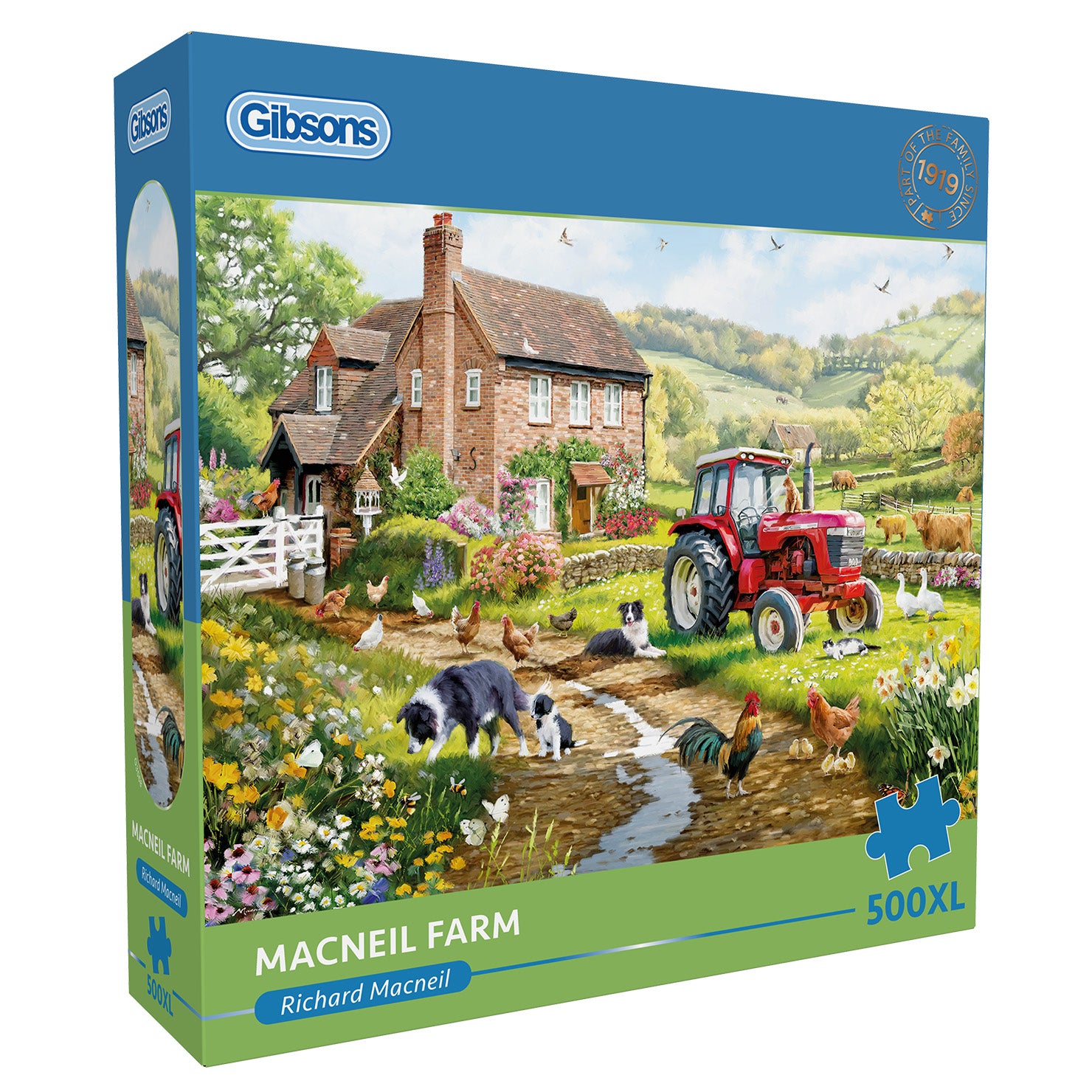 Afbeeelding van het spel Puzzel - Macneil Farm (500XL), speciaal geselecteerd  voor ouderen met dementie.