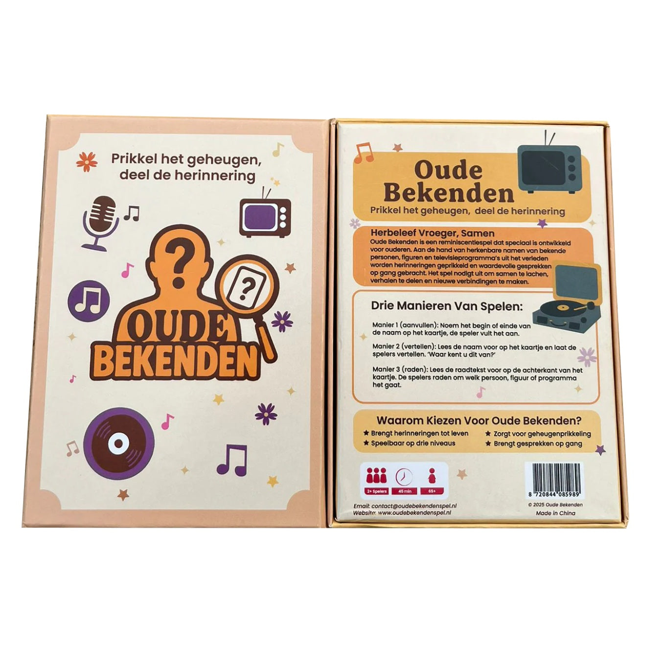 Oude Bekenden - Reminiscentiespel