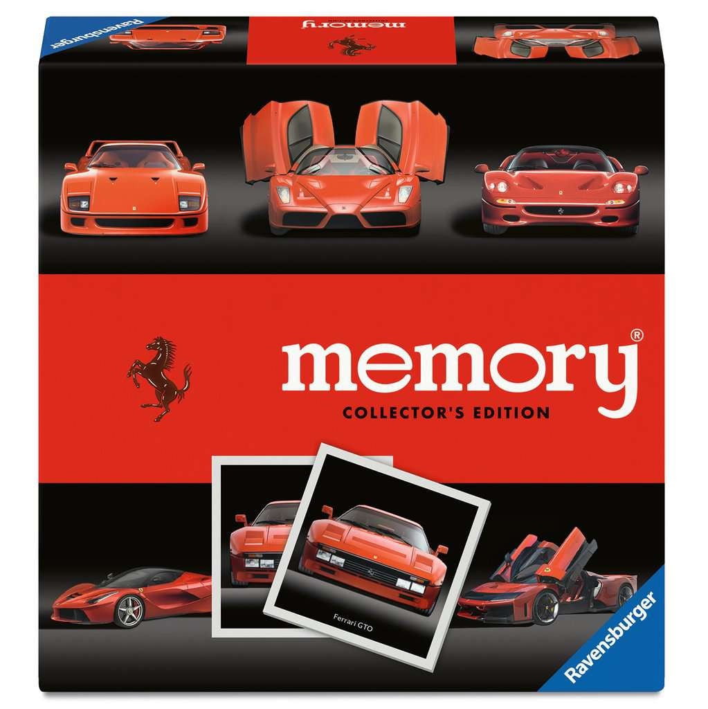 Memory® Ferrari, geheugenspel voor ouderen met duidelijke spelonderdelen