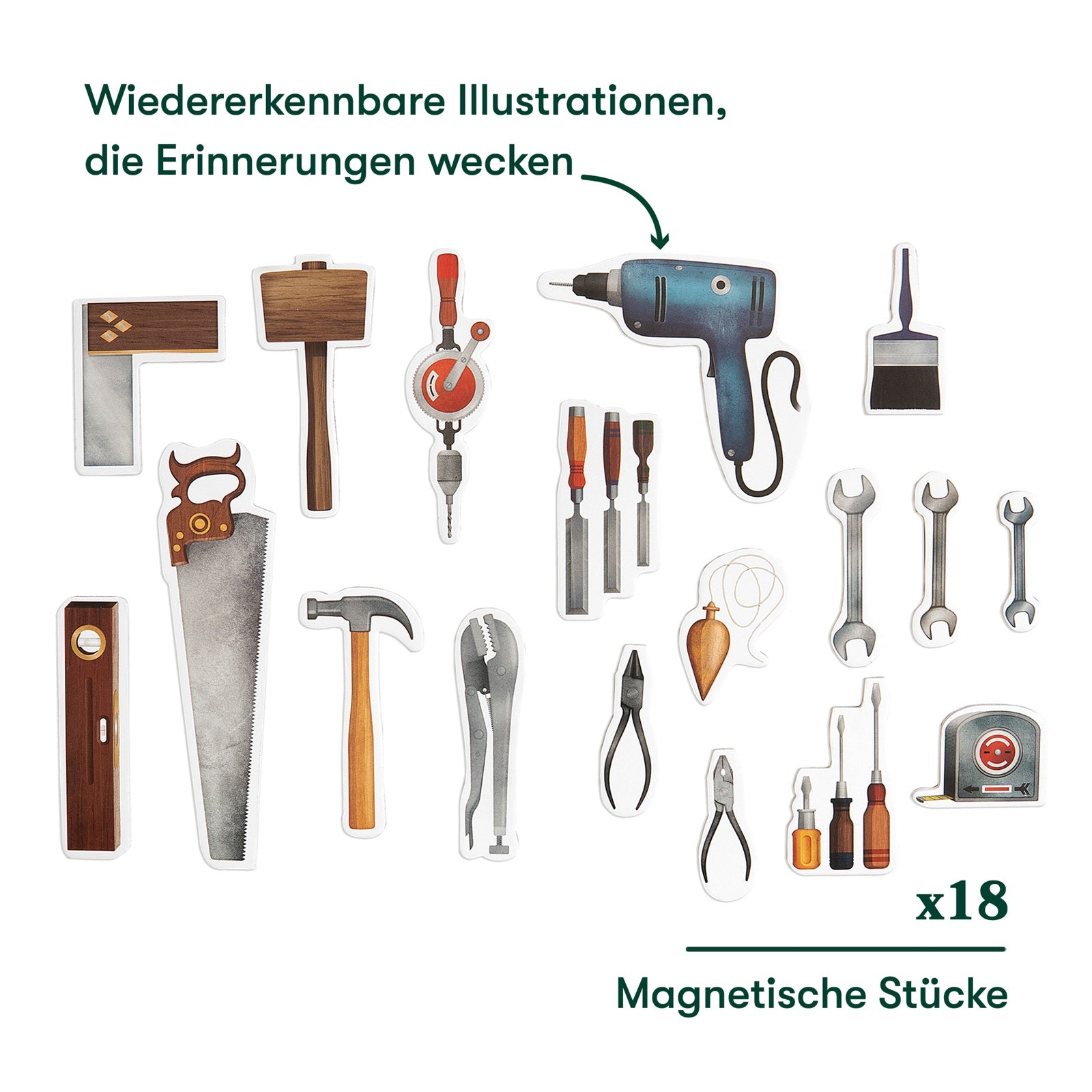 Creatieve puzzel - Gereedschap