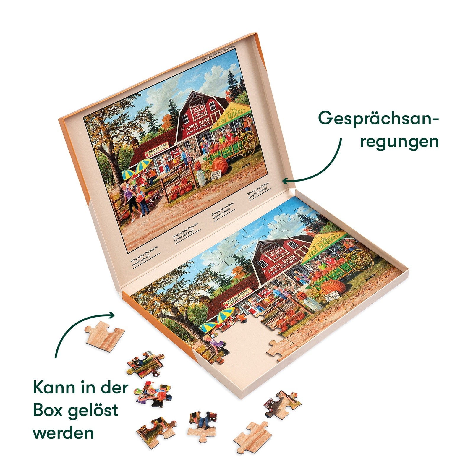 Puzzel - Boeren Markt - 63 stukjes