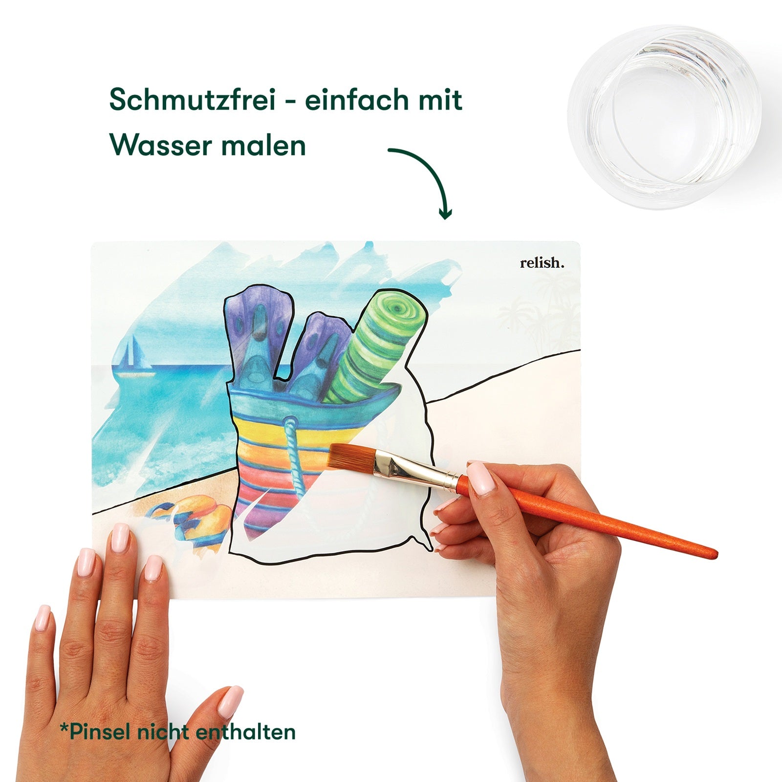 Schilderen met water - Het leven aan de Kust