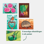 Schilderen met water 'In de tuin'